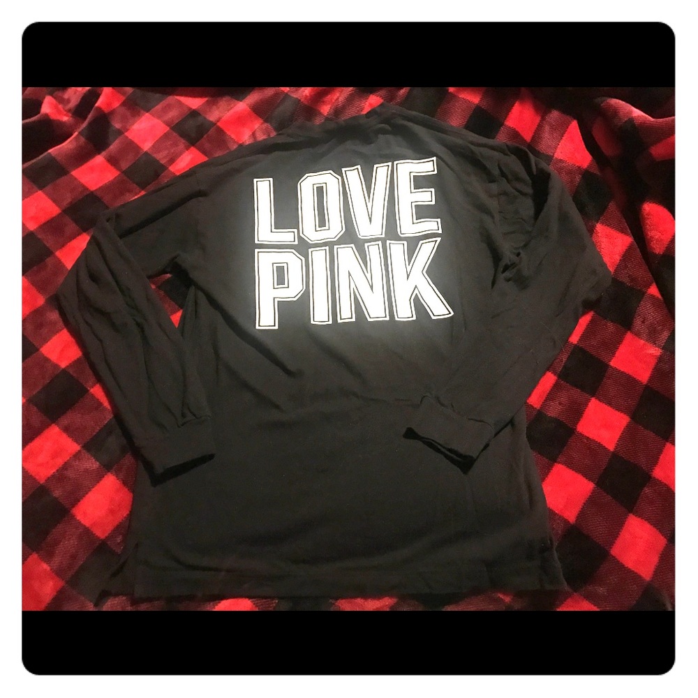 Victoria's Secret Pink long sleeve Campus tee